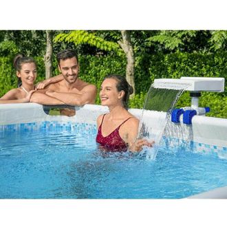 Bestway Cascata multicolore Led piscina fuori terra Soothing Flowclear Bestway 58619