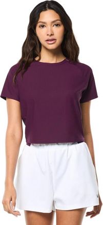 Sergio Tacchini Eva Cropped Top in Potent Purple at Nordstrom, Size X-Small