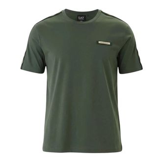Emporio Armani T-Shirts, male, Green, Size: M 7M001476Af10375