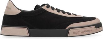 Dolce & Gabbana Black Lace Up Sneakers