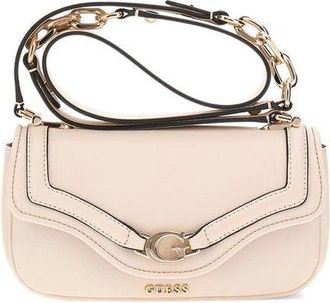 Guess Womens Crossbody Bag Off White Polyurethane Crossbody-bags