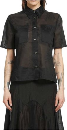 Our Legacy Dames, Blouses & Shirts, Zwart, Maat: 2XS Poliester