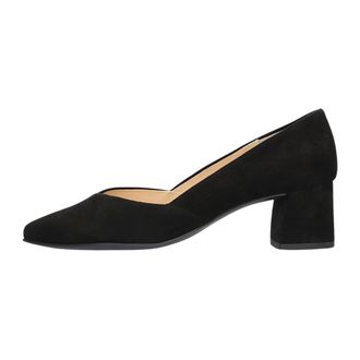 Paul Green Schoenen, Dames, Zwart, 37 EU, Su&egrave;de, Elegante Zwarte Su&egrave;de Pump 3740