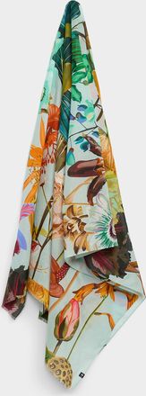 Fraas Womens Macro-flower lightweight scarf