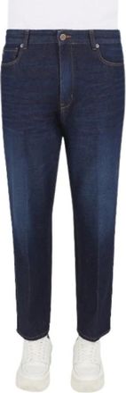 Emporio Armani Wide Fit Jeans - Heren - Slim Fit Jeans - Blauw - W28 - Katoen - Jeans