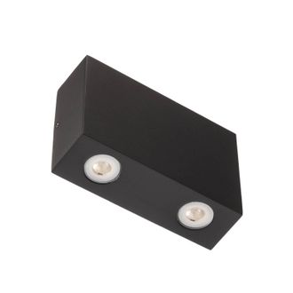 Lucande Lucande - L&aacute;mpara De Pared Led Exterior henor En Negro Aluminio