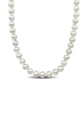 Delmar Cultured Pearl Necklace, 9-10mm in White at Nordstrom Rack