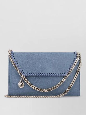 Stella McCartney falabella chain crossbody vegan wallet bag