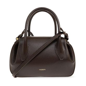 Yuzefi Handbags, female, Brown, Size: ONE SIZE Oyster Mini Handbag