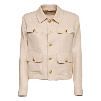 Circolo 1901 Light Jackets, female, Pink, Size: M Giacca monopetto