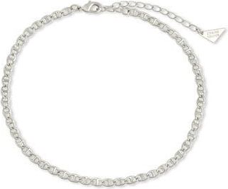 Sterling Forever Karina Mariner Chain Anklet in Silver at Nordstrom Rack