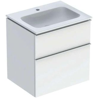 Keramag Keramag - Geberit Icon Set Mueble Lavabo Con Mueble Bajo Lavabo, 2 Cajones