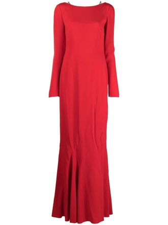 Givenchy Abito con dettaglio a catena - Rosso