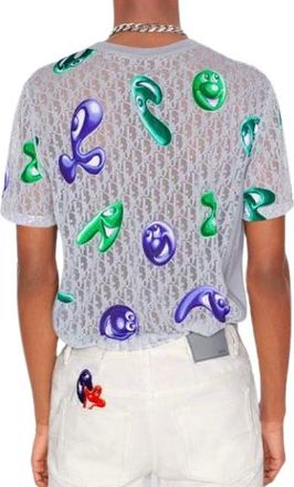 Dior x Canada Goose Sheer Monogram T shirt Unisex Size M