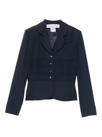 Dior Giacca con bottoni anni 90 - Blu