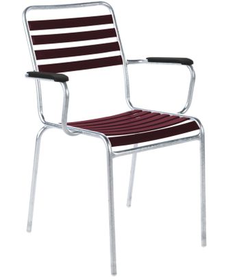 Schubiger M&ouml;bel L&auml;ttlistuhl Rigi mit Armlehnen