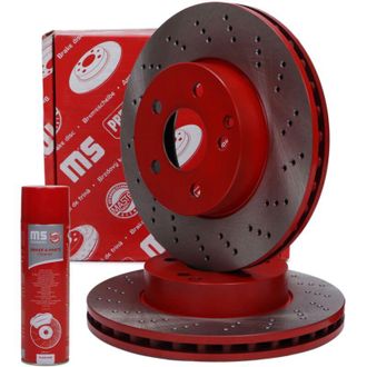 OEM Discos De Freno Delanteros 24012801001se-set-ms 2 Piezas Sport-e