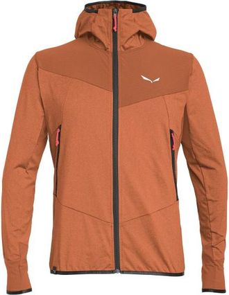 Salewa Agner Hybrid Polarlite Durastretch Fullzip Hoody Fleecejacke f&uuml;r Herren | orange