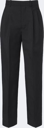 Jil Sander Pleated wool and mohair straight pants