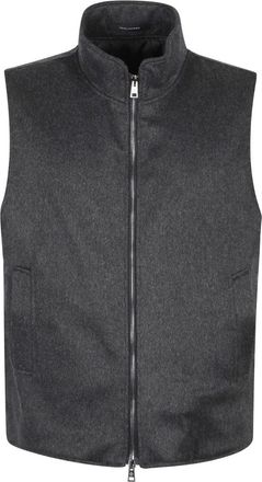Tagliatore Tailored Waistcoat - Heren - Bodywarmers - Grijs - L - Jassen