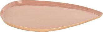 Present Time Present-time Mila Bandeja De Metal Rosa Suave Gris C&aacute;lido
