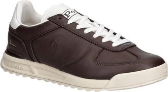 Polo Ralph Lauren Varick Sig - Heren - Sneakers - Bruin - 45 EU - Leer - Schoenen