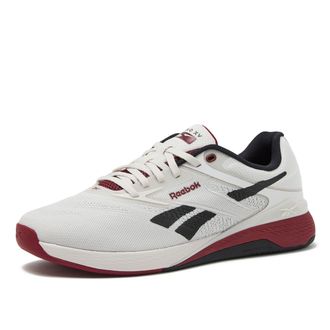 Reebok Nano X5 Shoes, Cross Training Sneakers for Men, Luxe Grey/Retro Red/Black, 12 UK