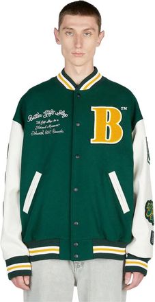 Better Gift Shop 2023 Varisty Jacket - Heren - Bomber jackets - Groen - L - Wol - Jassen