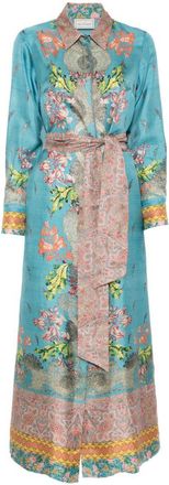 Pierre-Louis Mascia Womens Printed Silk Dress