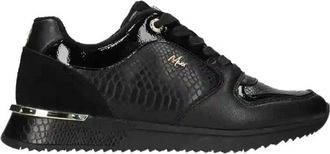 Mexx Schoenen > Sneakers - Dames - Sneakers - Zwart - 37 EU - Leer - Schoenen