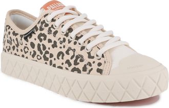 Palladium Sneaker PALLADIUM PALLA ACE LO WILD, Damen, Gr. 37,5, tropisand, leopard, Textil, Schuhe Sneaker, aus Canvas