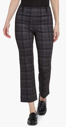 Lyss&eacute; Womens Baby Boot Ankle Pant In Bristol Plaid