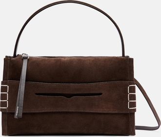 J.W.Anderson Borsa a spalla Loafer in suede