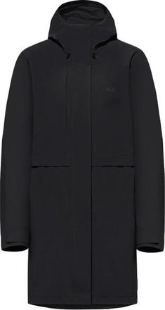 Jack Wolfskin Terraview 2L Coat Mantel f&uuml;r Damen | schwarz
