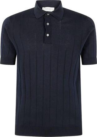 FILIPPO DE LAURENTIIS Rib Short Sleeves Polo Shirt