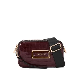 Carvela Womens Mini Roma Rectangle Bag - Red - One Size