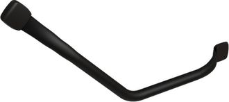 Pellet Barra De Apoyo En &Aacute;ngulo De 135&deg; Pellet Mana, Color Negro Mate