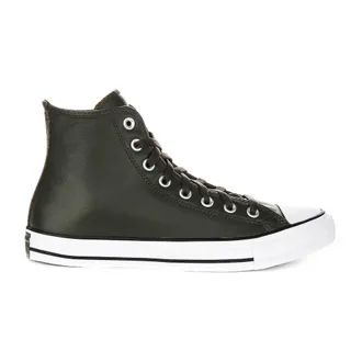Converse Sneakers, male, Green, Size: 9 US Green Leather High Top Trainer