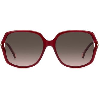 Carolina Herrera 58mm Square Sunglasses in 0Lhf-Ha at Nordstrom Rack