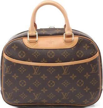 Louis Vuitton Borsa a mano Trouville con monogramma 2004 - Marrone