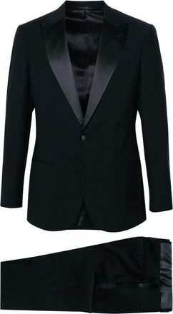 Giorgio Armani Mens Slim Fit Wool Tuxedo Suit