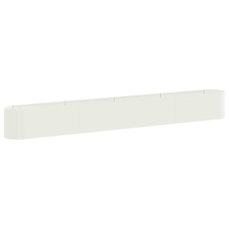 vidaXL Cama De Jard&iacute;n Elevada Blanco 360 X 40 X 40 Cm Vidaxl
