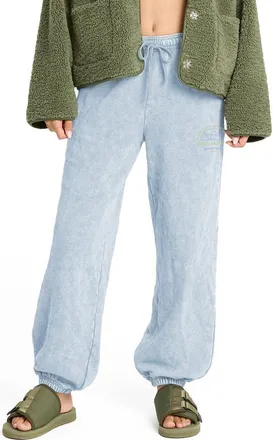 Billabong Field Day Fleece Joggers in Blue Smoke at Nordstrom, Size X-Small
