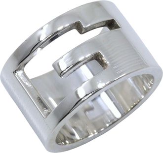 Gucci Silver 925 Band Ring (Pre-Owned)