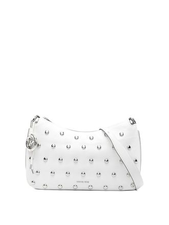 Michael Kors White Studded Shoulder Bag