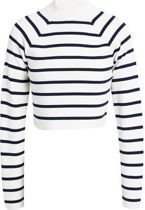 Ralph Lauren STRIPED CROPPED MOCKNECK SWEATER