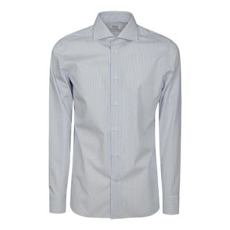 Borriello Hombre, Camisas, Azul, Talla: L