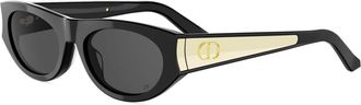 Dior Diorglow B21 Smoke Oval Ladies Sunglasses CD40225I 01A 54