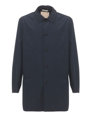 Woolrich Blue Urban Lamar Raincoat