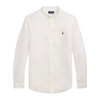 Ralph Lauren Heren, Overhemden, Wit, Maat: M Katoen